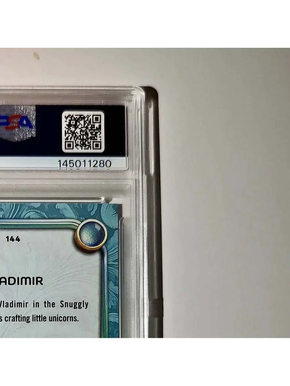 Vladimir 2025 Topps Disney Wonder #144 Diamond Card Tangled PSA 7